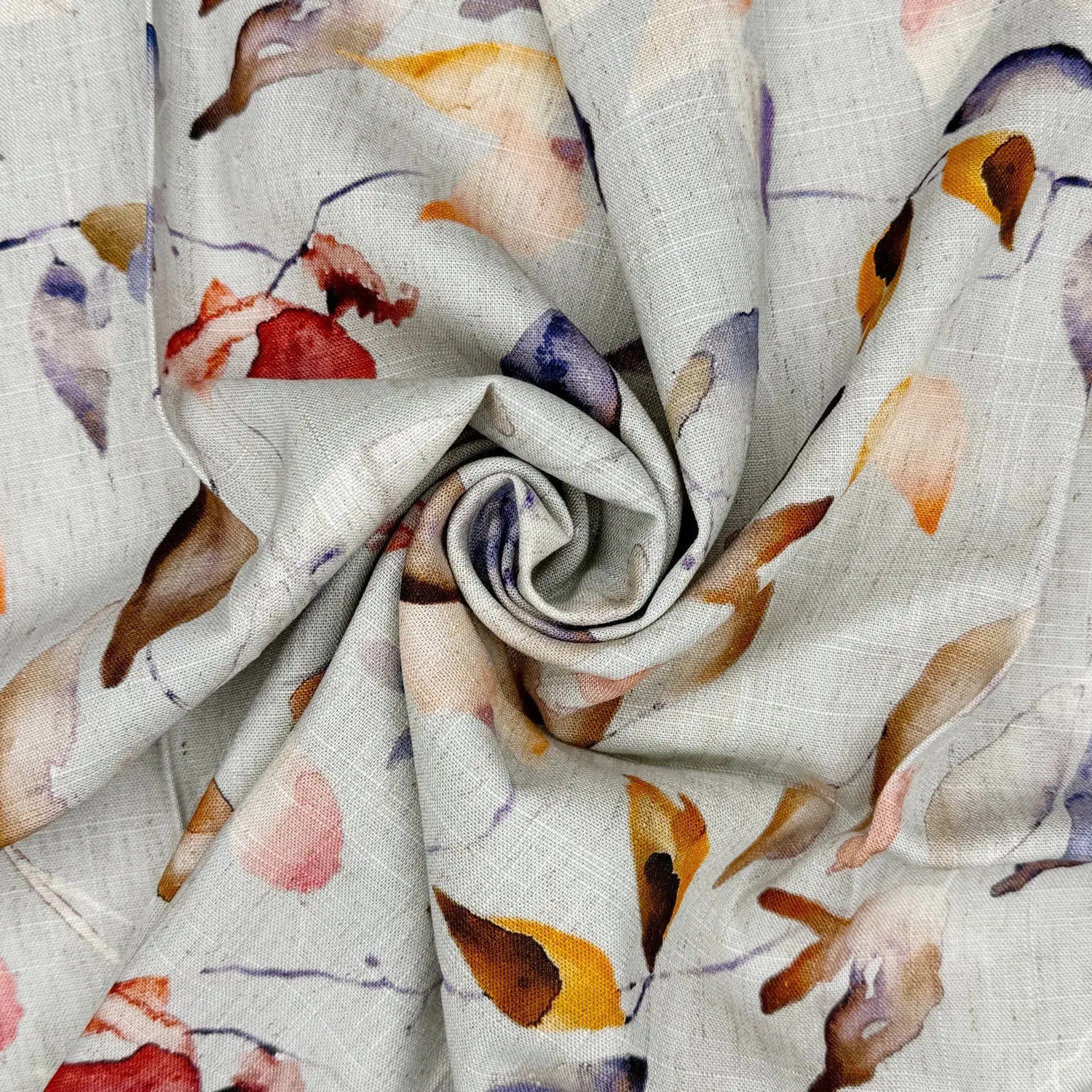 30% Linen 70% Viscose Fabric – Soft Linen-Viscose Dress Fabric 55" (142cm) Wide – 10M Folded