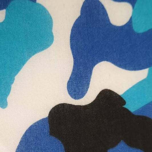 Camouflage Printed Polycotton Fabric | 44" (112cm) Wide Dressmaking & Craft Material – Sold by the Metre