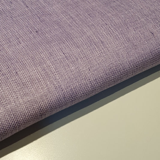Lavender Plain 100% Cotton Linen Fabric Craft Dress Quilting Material 58" By The Roll (25 Meter Roll)