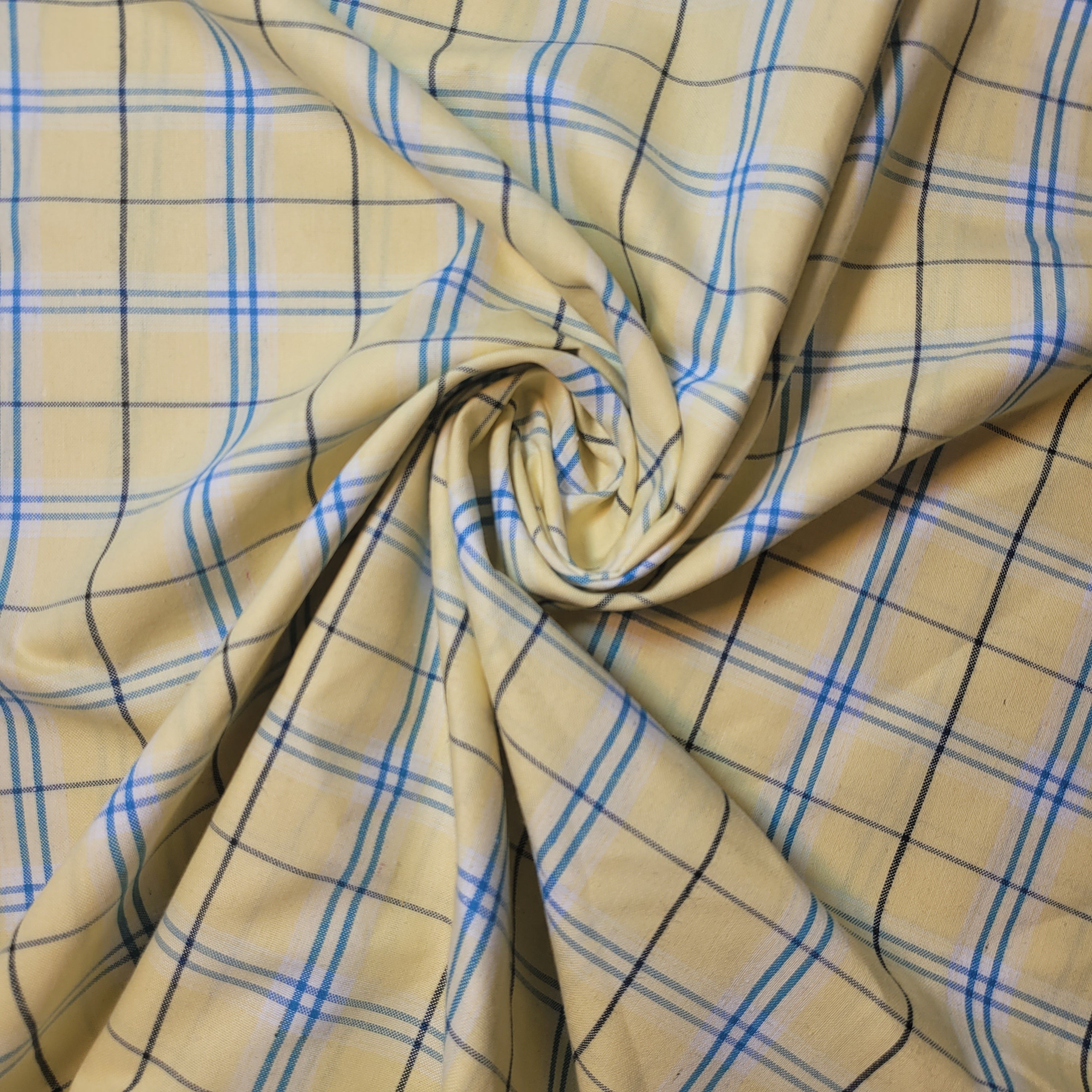 100% Cotton Tartan & Check Plaid Fabric | 58