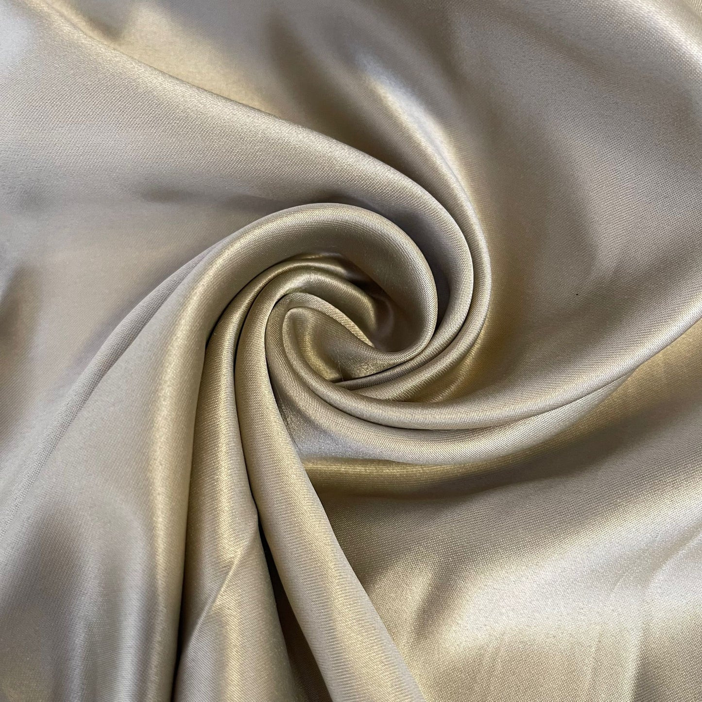 Light Weight Wedding Dull Duchess Satin Fabric Bridal Gown Dress Material 58" Wide By The Meter  Light Gold