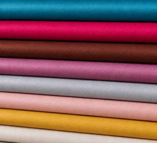 Faux Plain Silk Fabric 44" (112cm) Wide – Premium Dressmaking & Craft Material Sold By Meter