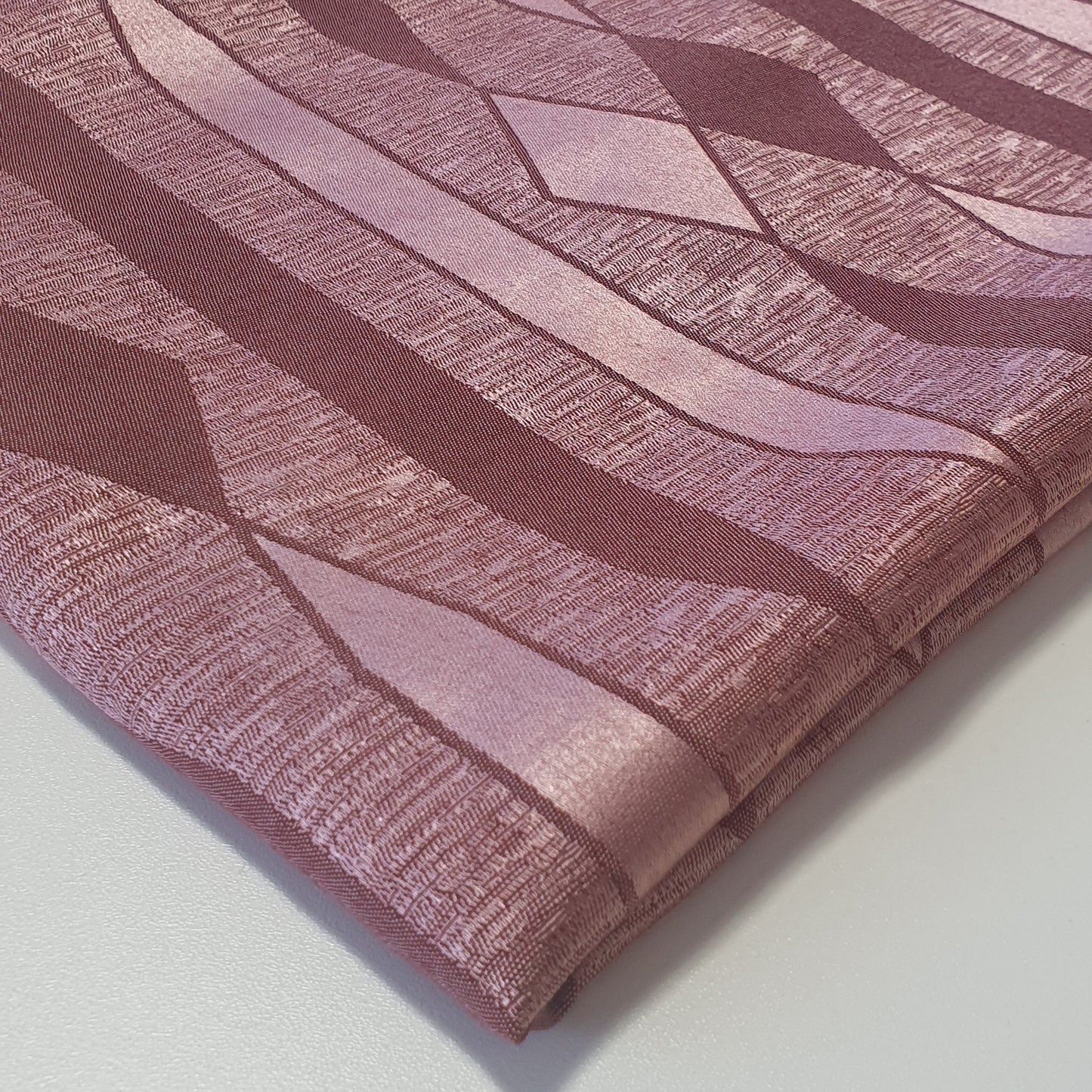 Luxurious Satin Jacquard Fabric – 58" Wide Upholstery & Dressmaking Material with Floral, Paisley, Stripe & Geometric Designs