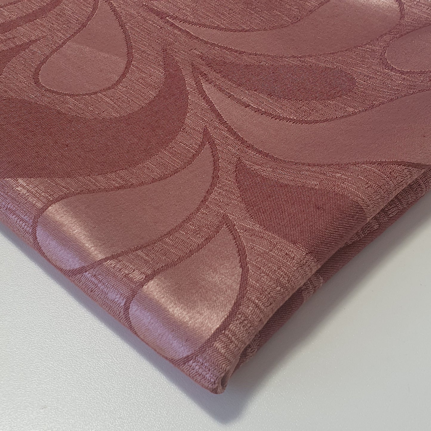 Luxurious Satin Jacquard Fabric – 58" Wide Upholstery & Dressmaking Material with Floral, Paisley, Stripe & Geometric Designs