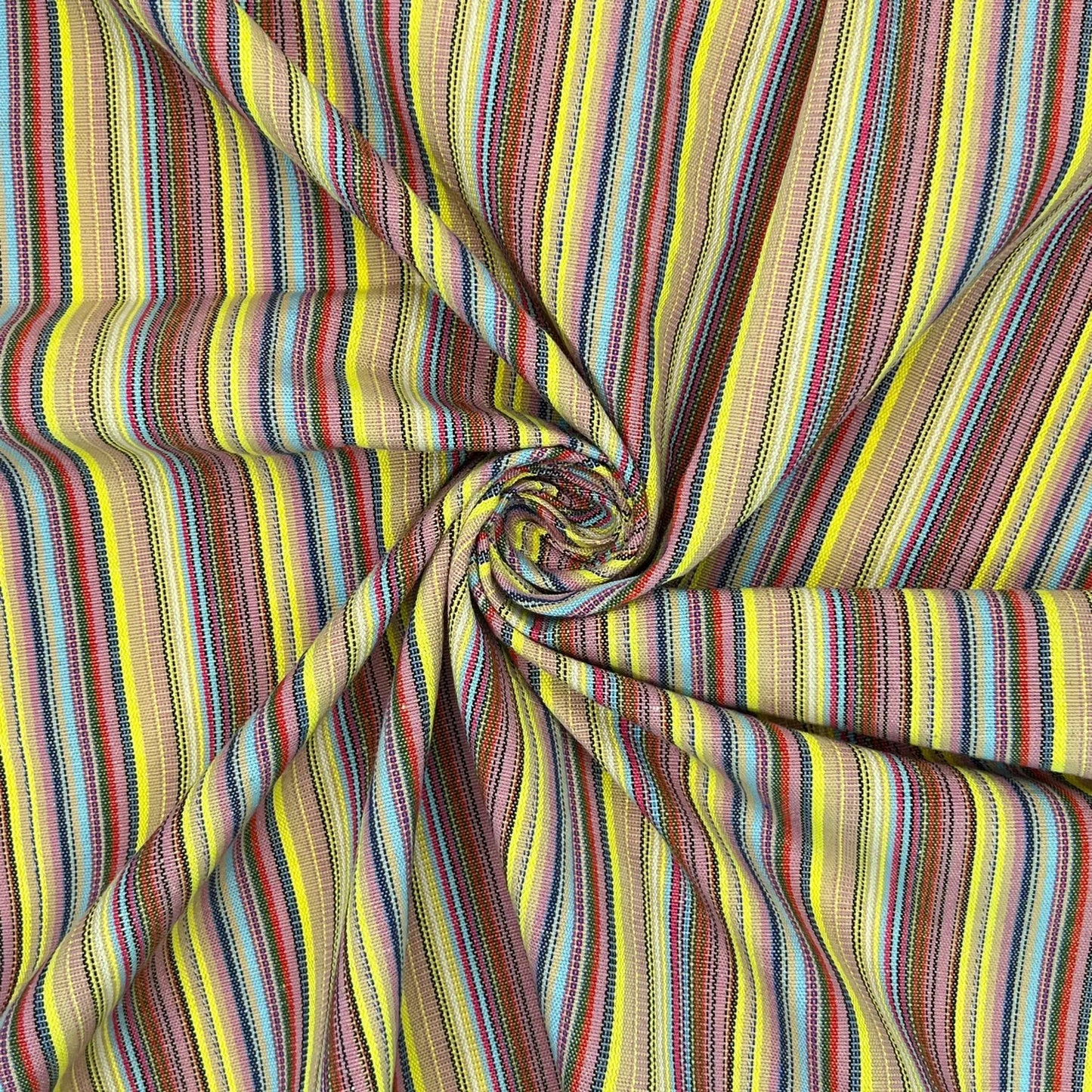Mexicana Tapestry Stripe Fabric | Colour Woven Tapestry 142cm Wide – 15M Roll