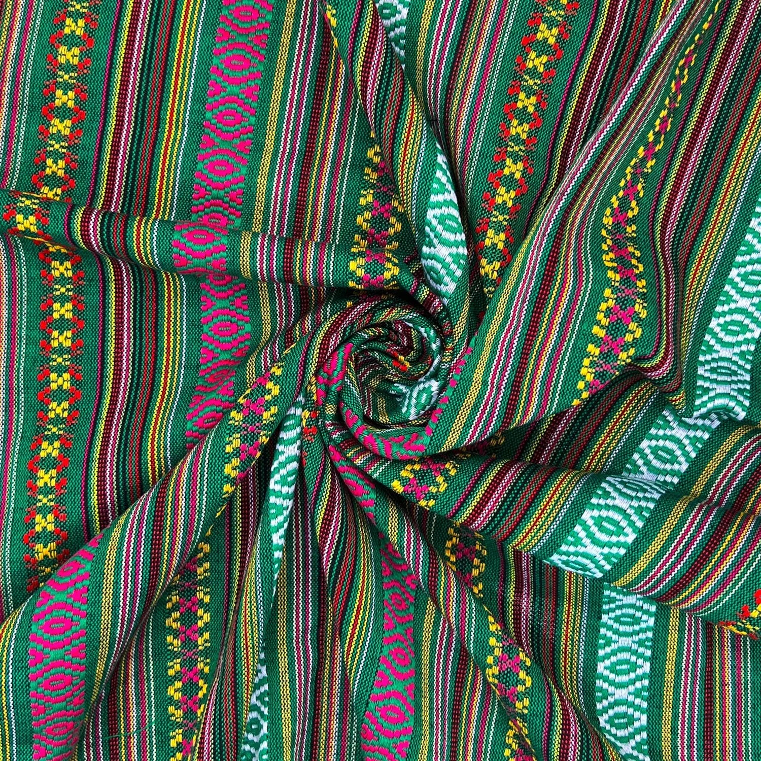 Mexicana Tapestry Stripe Fabric | Colour Woven Tapestry 142cm Wide – 15M Roll