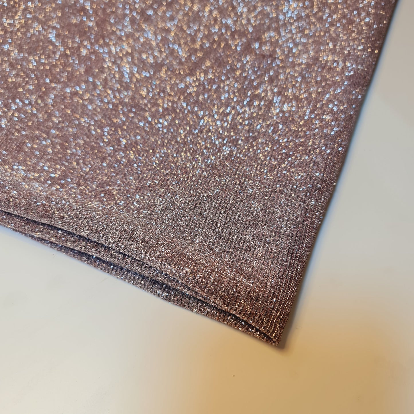 Shimmer Moonlight Stretch Glitter Nylon Fabric – 58" Wide Stardust Backdrop, Dress & Craft Material