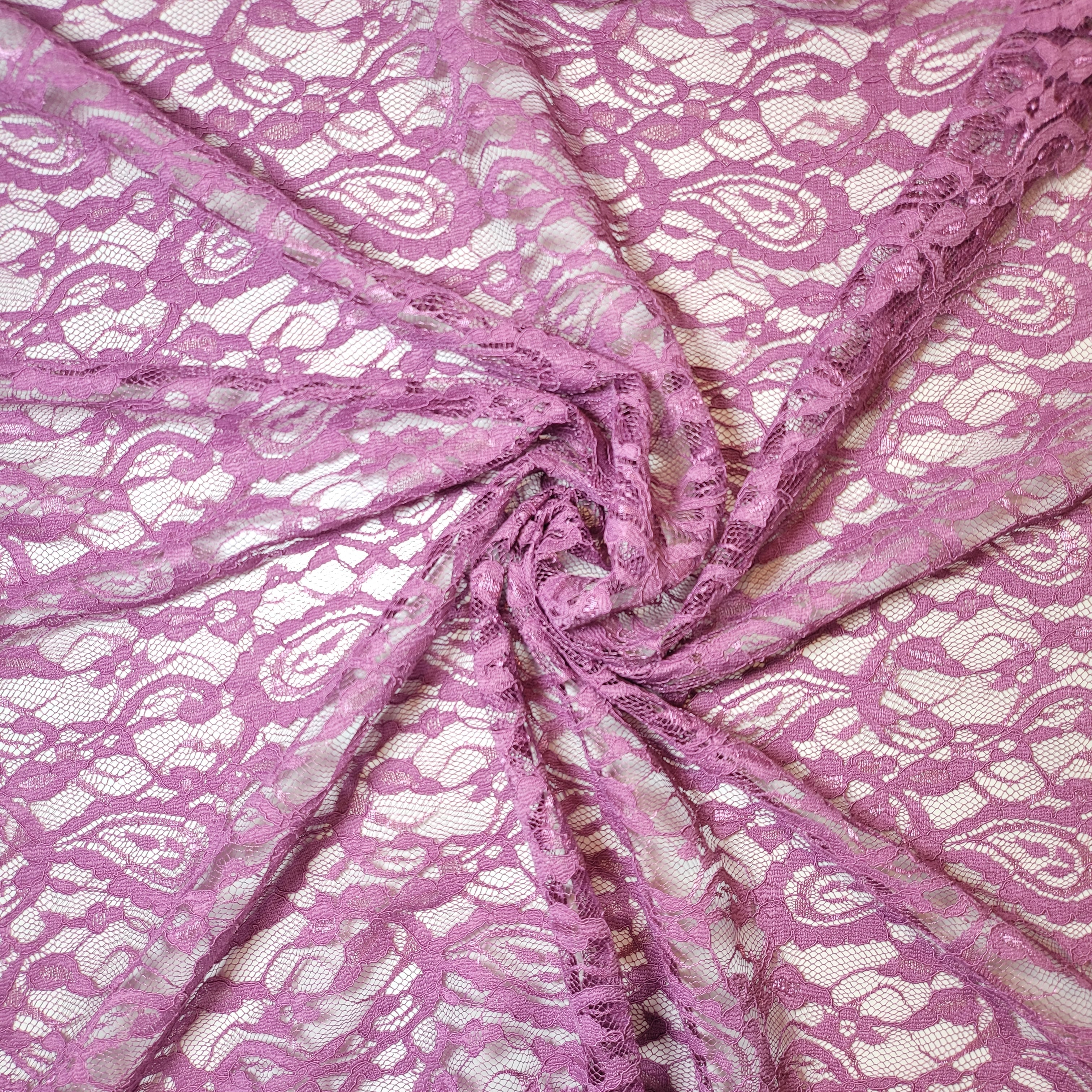 Floral Bridal Lace Fabric – 58