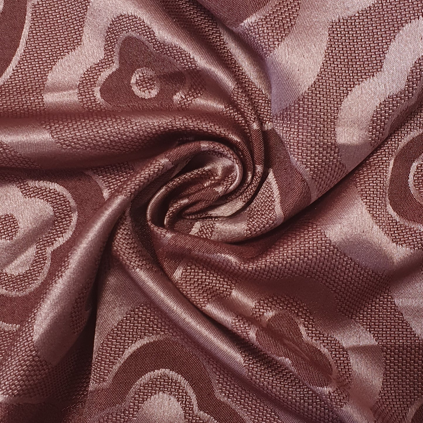 Luxurious Satin Jacquard Fabric – 58" Wide Upholstery & Dressmaking Material with Floral, Paisley, Stripe & Geometric Designs