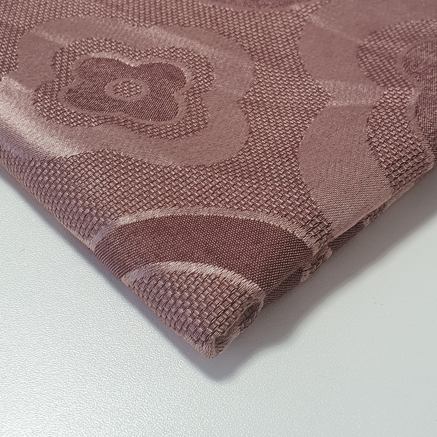 Luxurious Satin Jacquard Fabric – 58" Wide Upholstery & Dressmaking Material with Floral, Paisley, Stripe & Geometric Designs