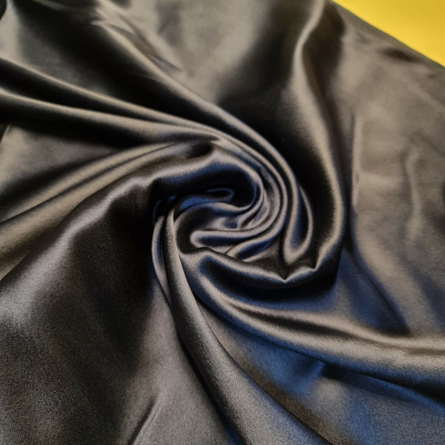 Satin Charmeuse Glossy Silky Polyester Fabric – 44" Wide – Bridal Dress, Craft & Event Material – 23m Bolt/Roll