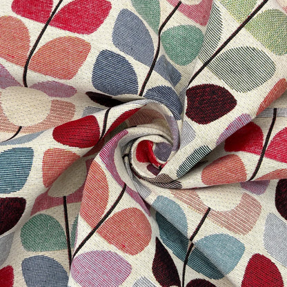 Luxury Cotton Rich Tapestry Fabric – New World Full Colour 55" (140cm) Wide – 15M Roll