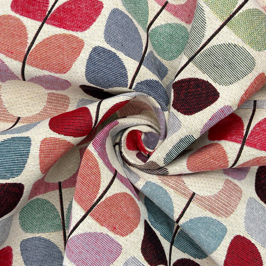 Luxury Weight Cotton Rich Tapestry Fabric | New World Full Colour 55" (140cm) Wide – Sold by the Meter