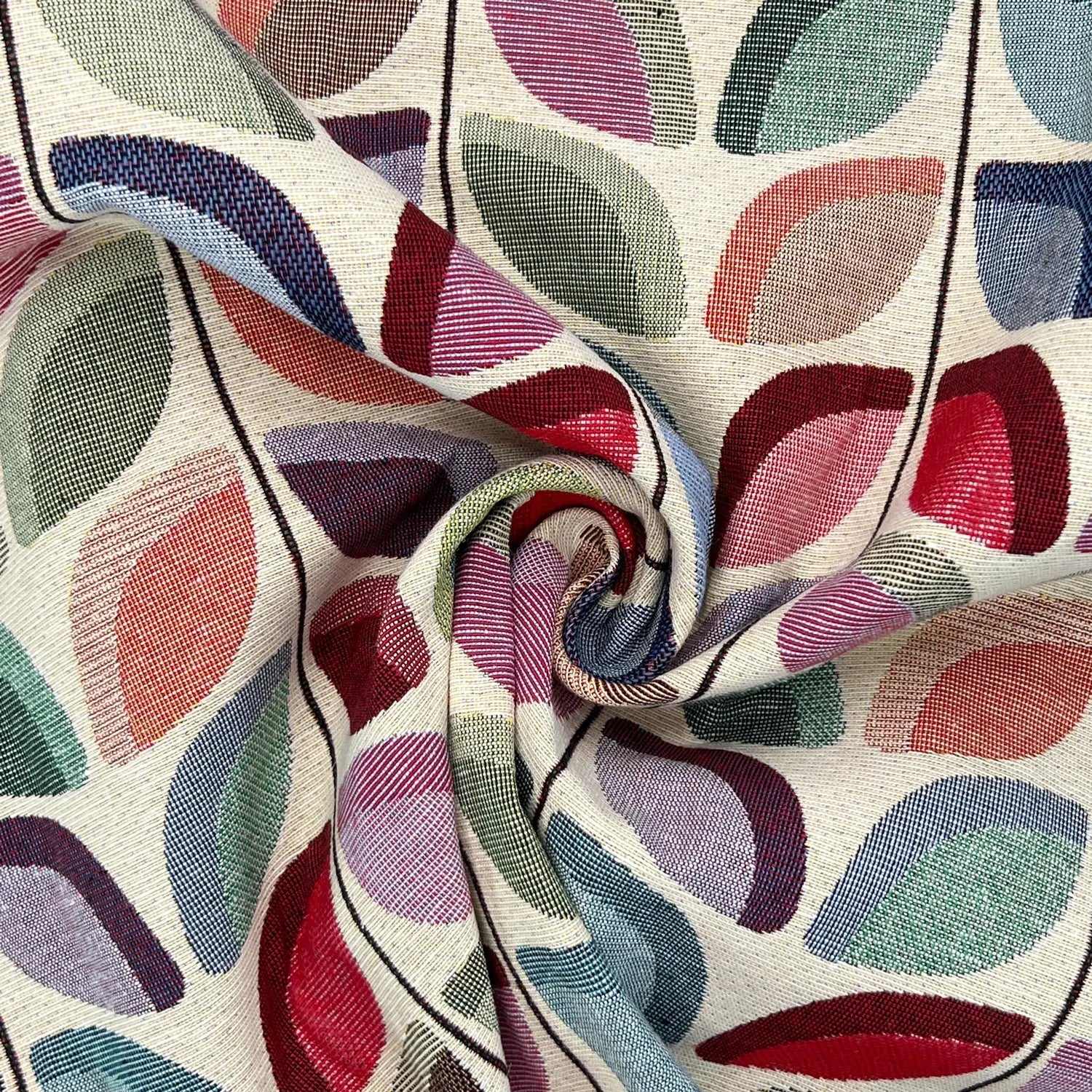 Luxury Cotton Rich Tapestry Fabric – New World Full Colour 55