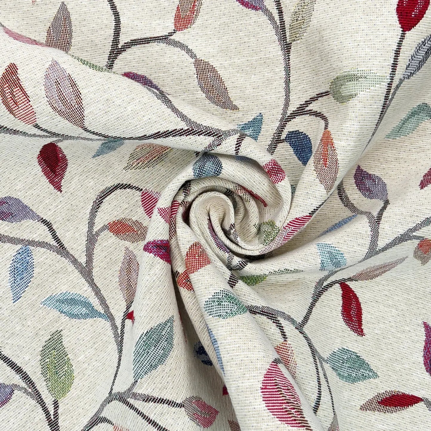 Luxury Cotton Rich Tapestry Fabric – New World Full Colour 55" (140cm) Wide – 15M Roll