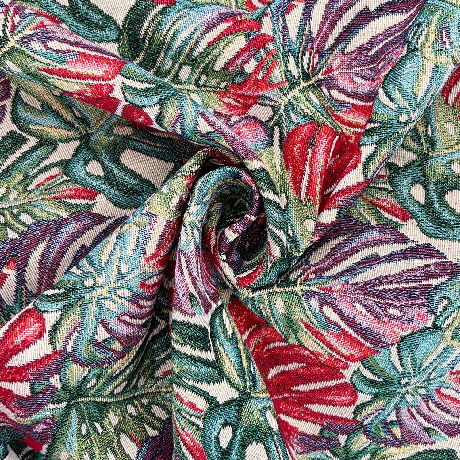 Luxury Cotton Rich Tapestry Fabric – New World Full Colour 55