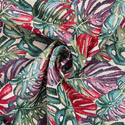 Luxury Cotton Rich Tapestry Fabric – New World Full Colour 55" (140cm) Wide – 15M Roll