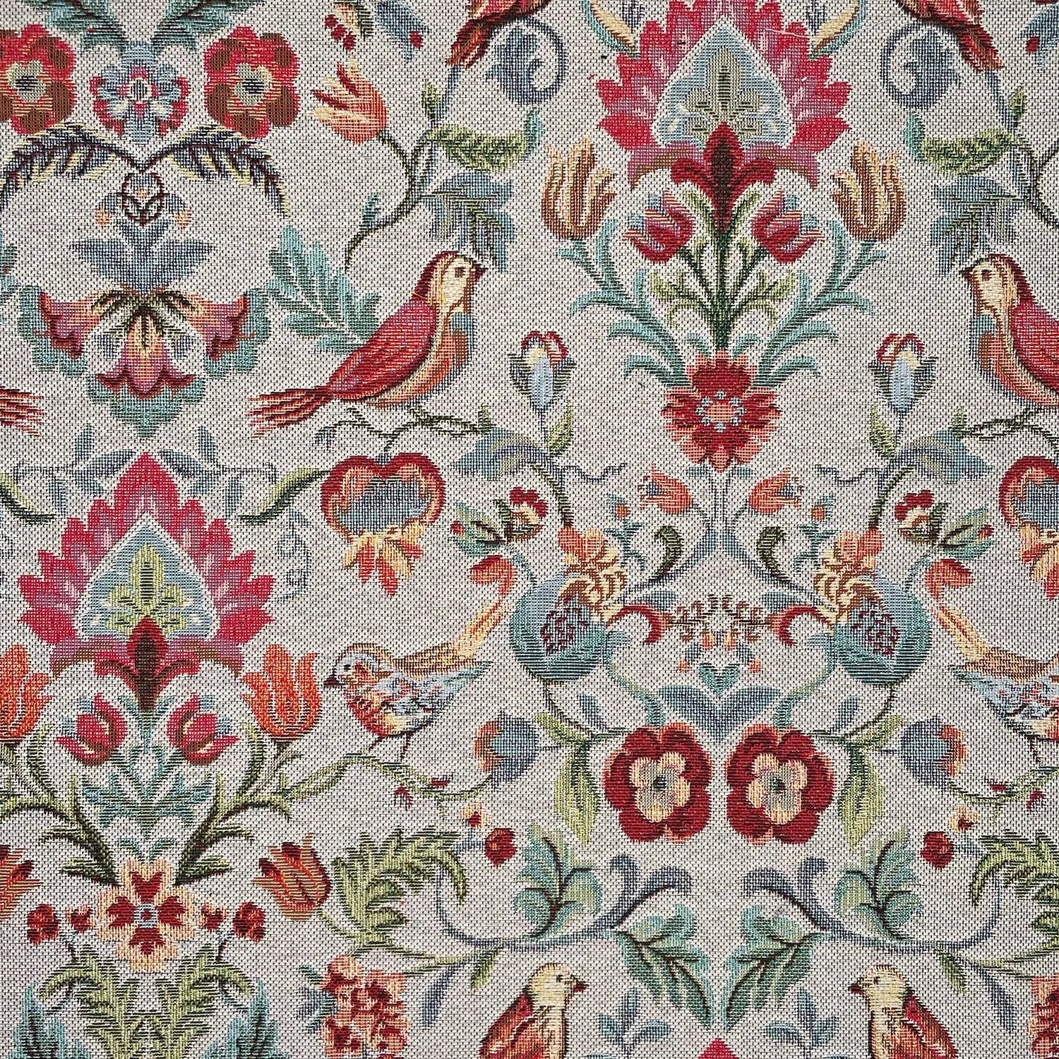 Luxury Cotton Rich Tapestry Fabric – New World Full Colour 55