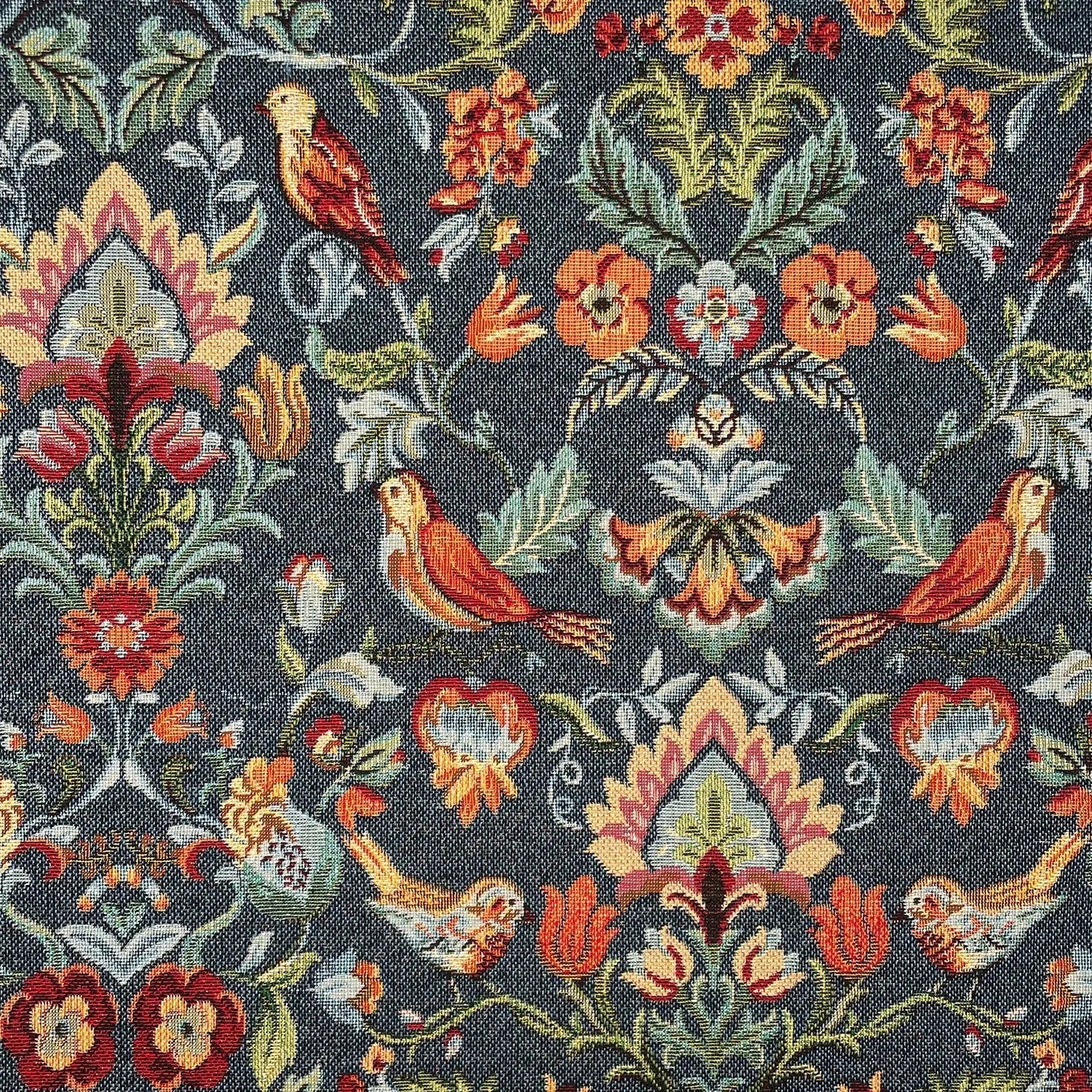 Luxury Cotton Rich Tapestry Fabric – New World Full Colour 55