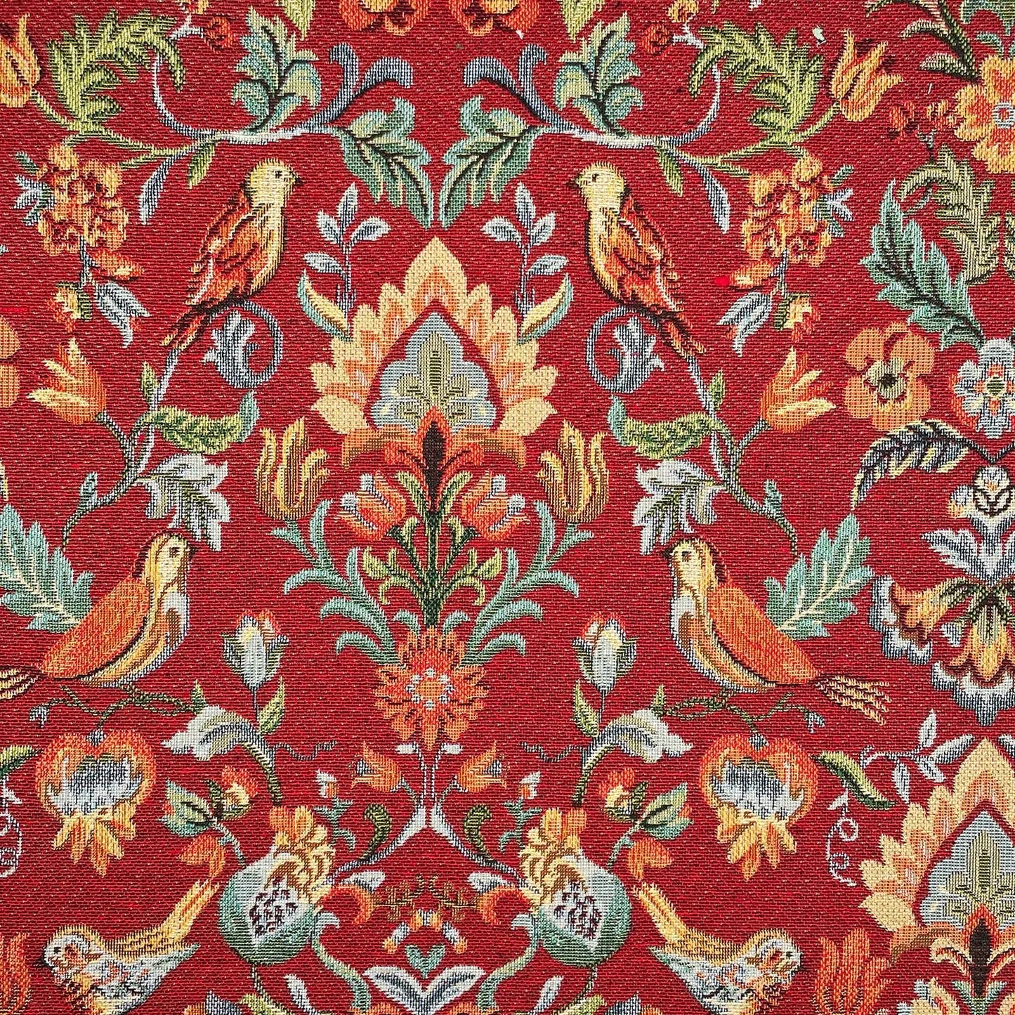 Luxury Cotton Rich Tapestry Fabric – New World Full Colour 55" (140cm) Wide – 15M Roll