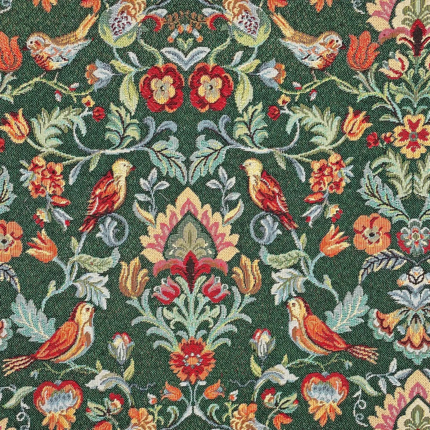 Luxury Cotton Rich Tapestry Fabric – New World Full Colour 55" (140cm) Wide – 15M Roll