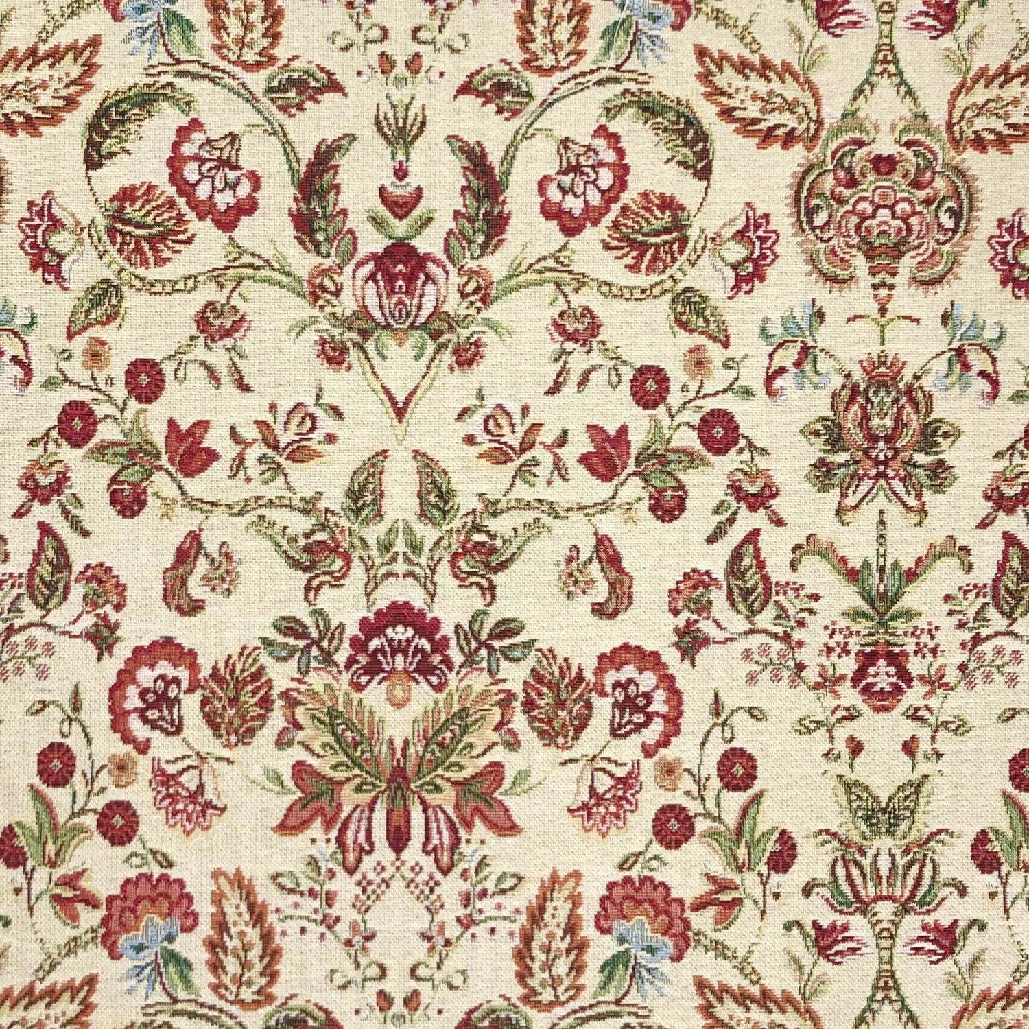 Luxury Weight Cotton Rich Tapestry Fabric | New World Full Colour 55