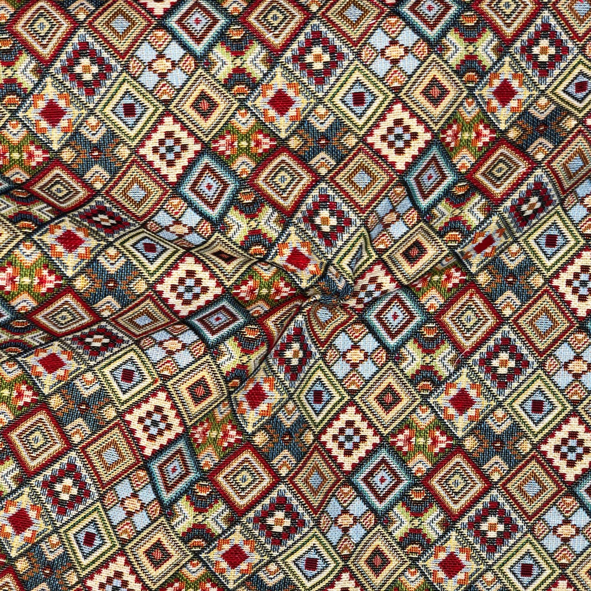 Luxury Cotton Rich Tapestry Fabric – New World Full Colour 55