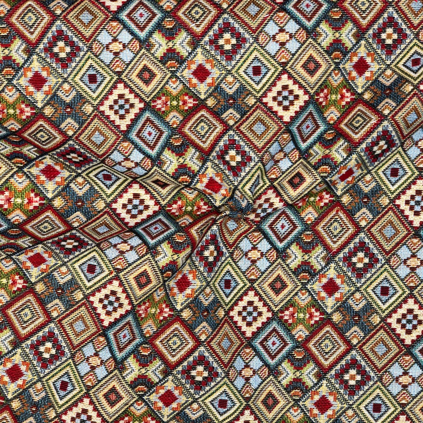Luxury Cotton Rich Tapestry Fabric – New World Full Colour 55" (140cm) Wide – 15M Roll