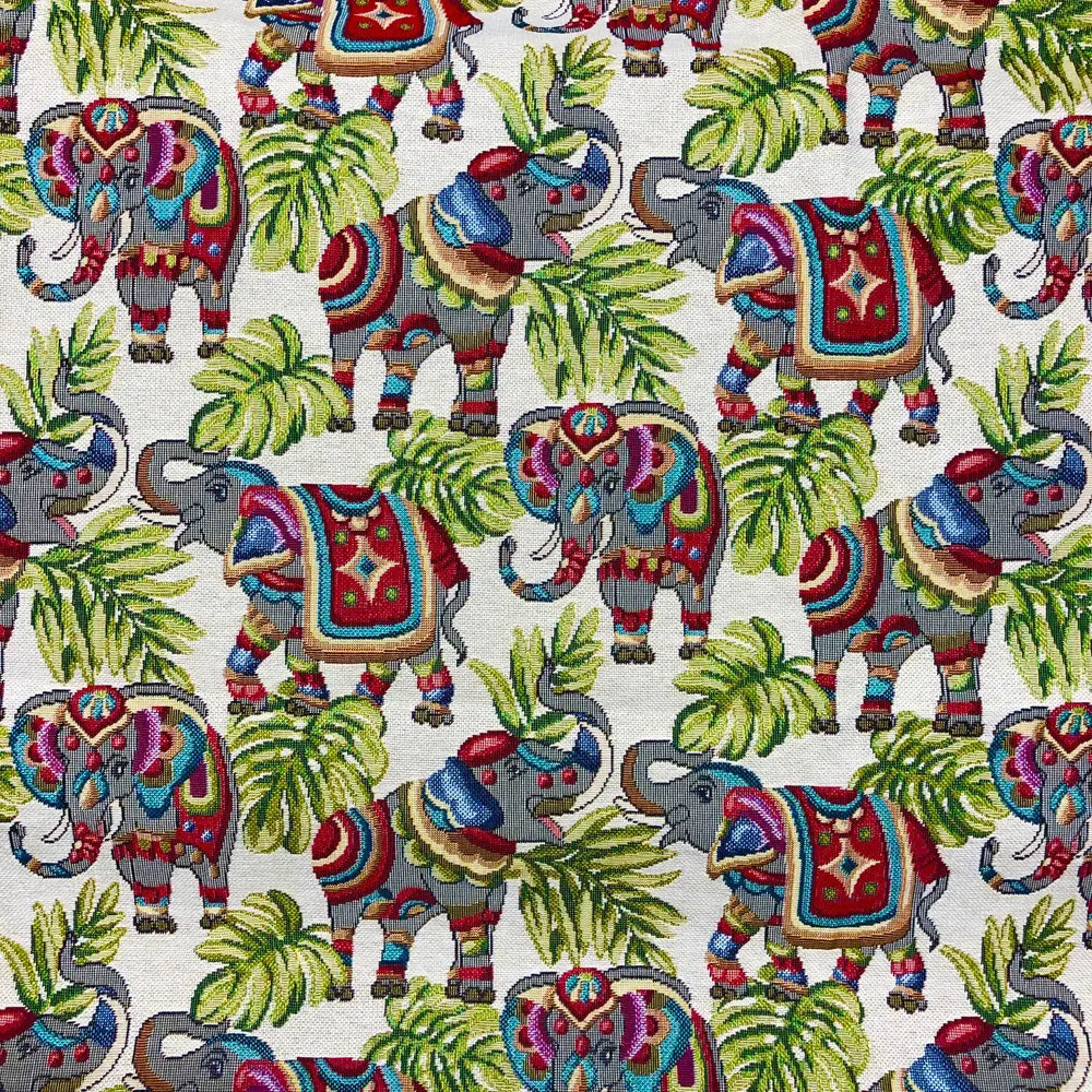 Luxury Cotton Rich Tapestry Fabric – New World Full Colour 55