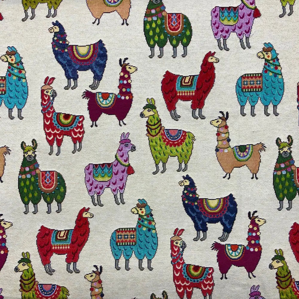 Luxury Cotton Rich Tapestry Fabric – New World Full Colour 55