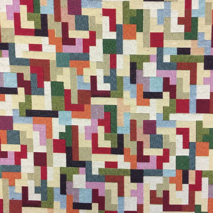 Luxury Cotton Rich Tapestry Fabric – New World Full Colour 55
