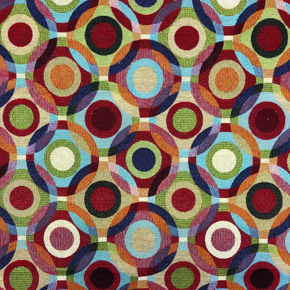 Luxury Cotton Rich Tapestry Fabric – New World Full Colour 55