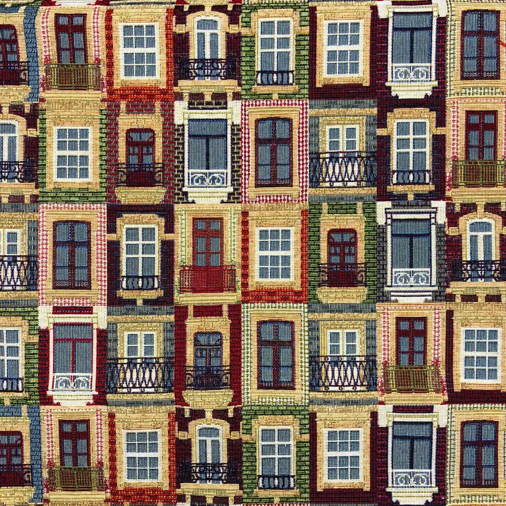 Luxury Cotton Rich Tapestry Fabric – New World Full Colour 55