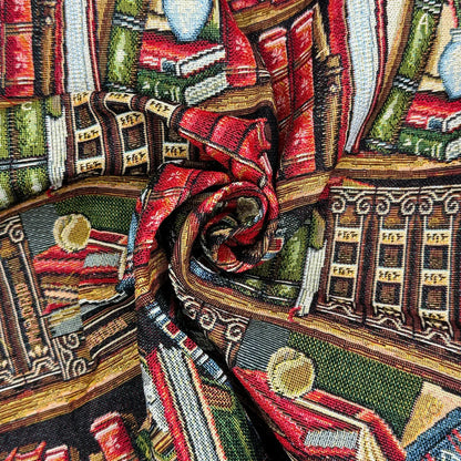 Luxury Cotton Rich Tapestry Fabric – New World Full Colour 55" (140cm) Wide – 15M Roll
