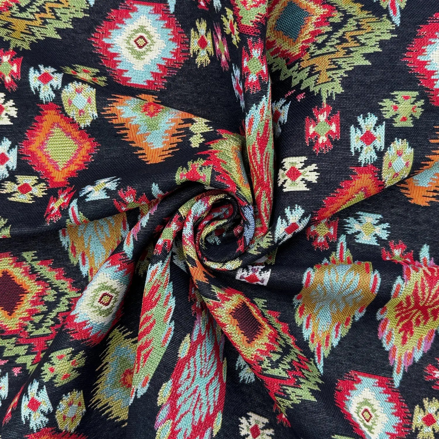 Luxury Cotton Rich Tapestry Fabric – New World Full Colour 55