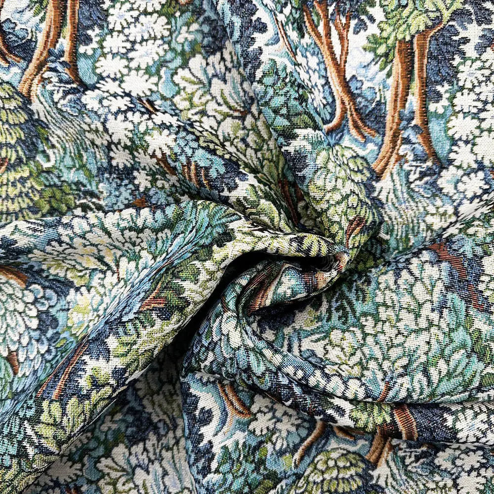 Luxury Cotton Rich Tapestry Fabric – New World Full Colour 55