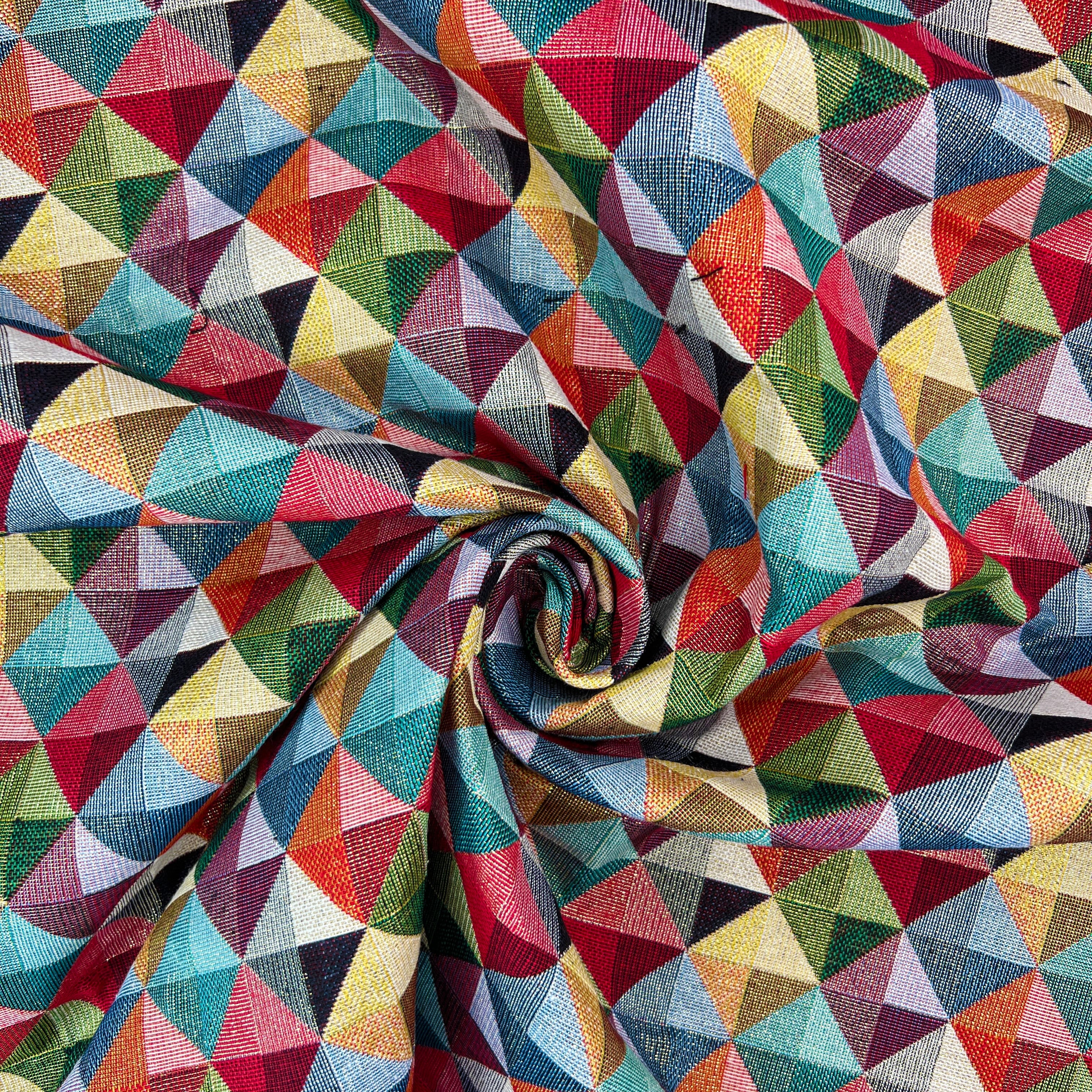 Luxury Weight Cotton Rich Tapestry Fabric with Lurex Yarn | 55