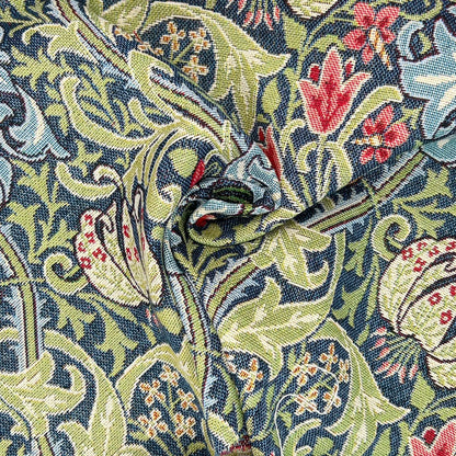 William Morris Tapestry Fabric – Luxury Cotton Rich Side-Matching 55" (140cm) Wide – 15M Roll