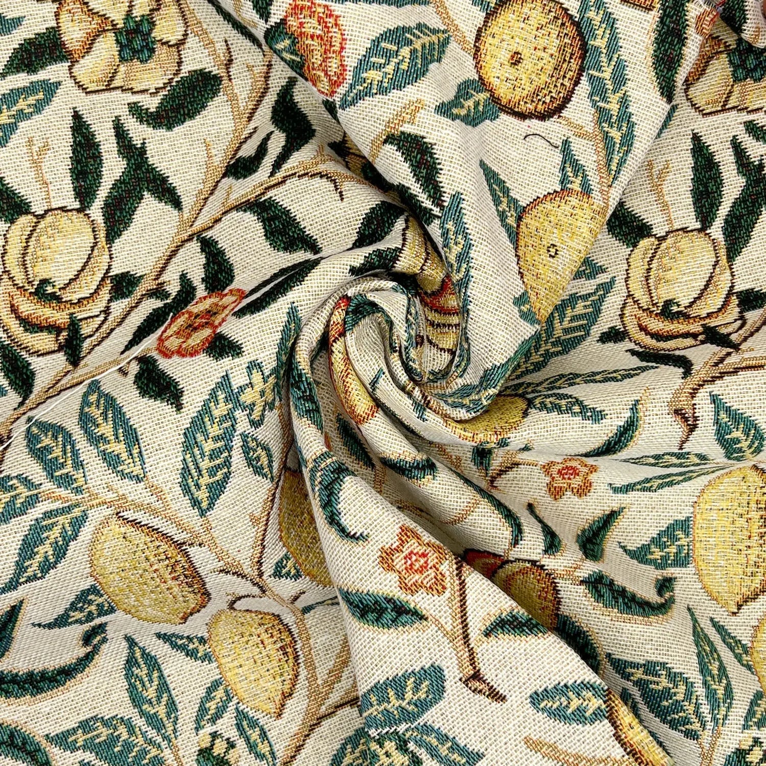 William Morris Tapestry Fabric – Luxury Cotton Rich Side-Matching 55