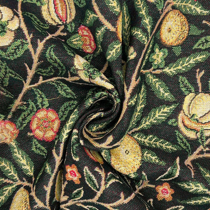 William Morris Tapestry Fabric – Luxury Cotton Rich Side-Matching 55" (140cm) Wide – 15M Roll