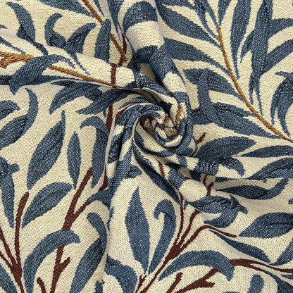 William Morris Tapestry Fabric – Luxury Cotton Rich Side-Matching 55" (140cm) Wide – 15M Roll