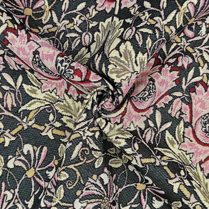 William Morris Tapestry Fabric – Luxury Cotton Rich Side-Matching 55" (140cm) Wide – 15M Roll