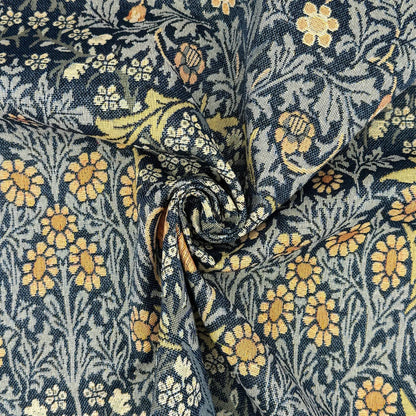 William Morris Tapestry Fabric – Luxury Cotton Rich Side-Matching 55" (140cm) Wide – 15M Roll