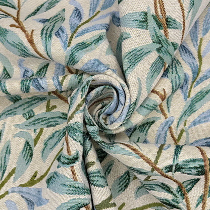 William Morris Tapestry Fabric – Luxury Cotton Rich Side-Matching 55" (140cm) Wide – 15M Roll