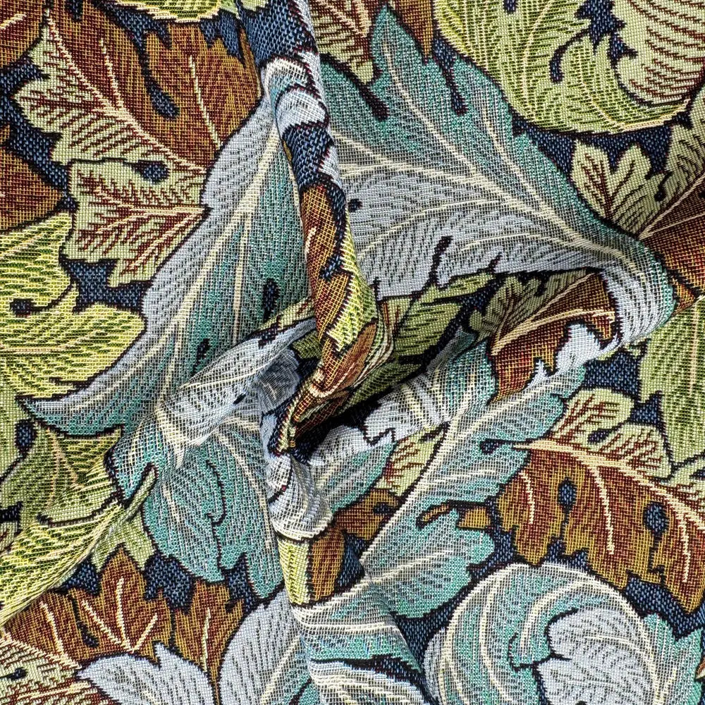 William Morris Tapestry Fabric – Luxury Cotton Rich Side-Matching 55