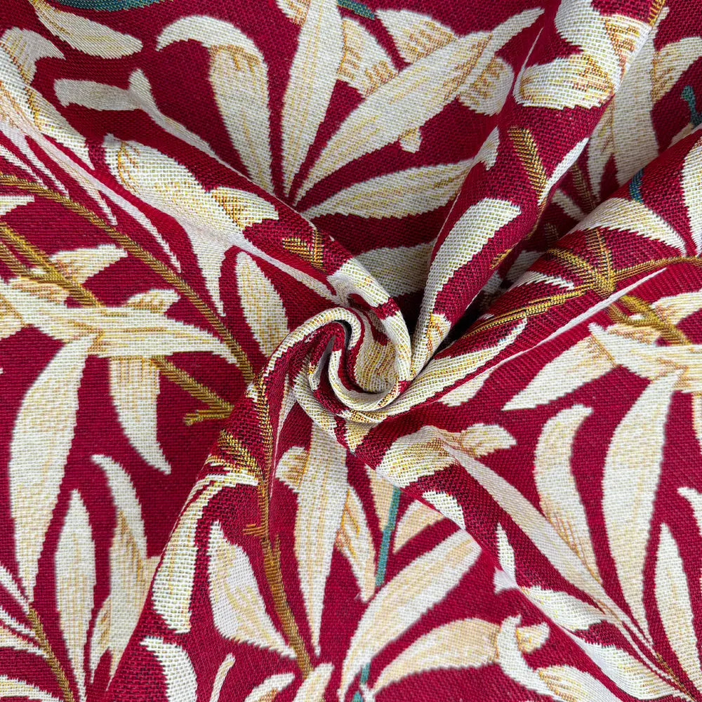 William Morris Tapestry Fabric | Luxury Cotton Rich Side-Matching Tapestry 55" (140cm) Wide – Sold by the Meter