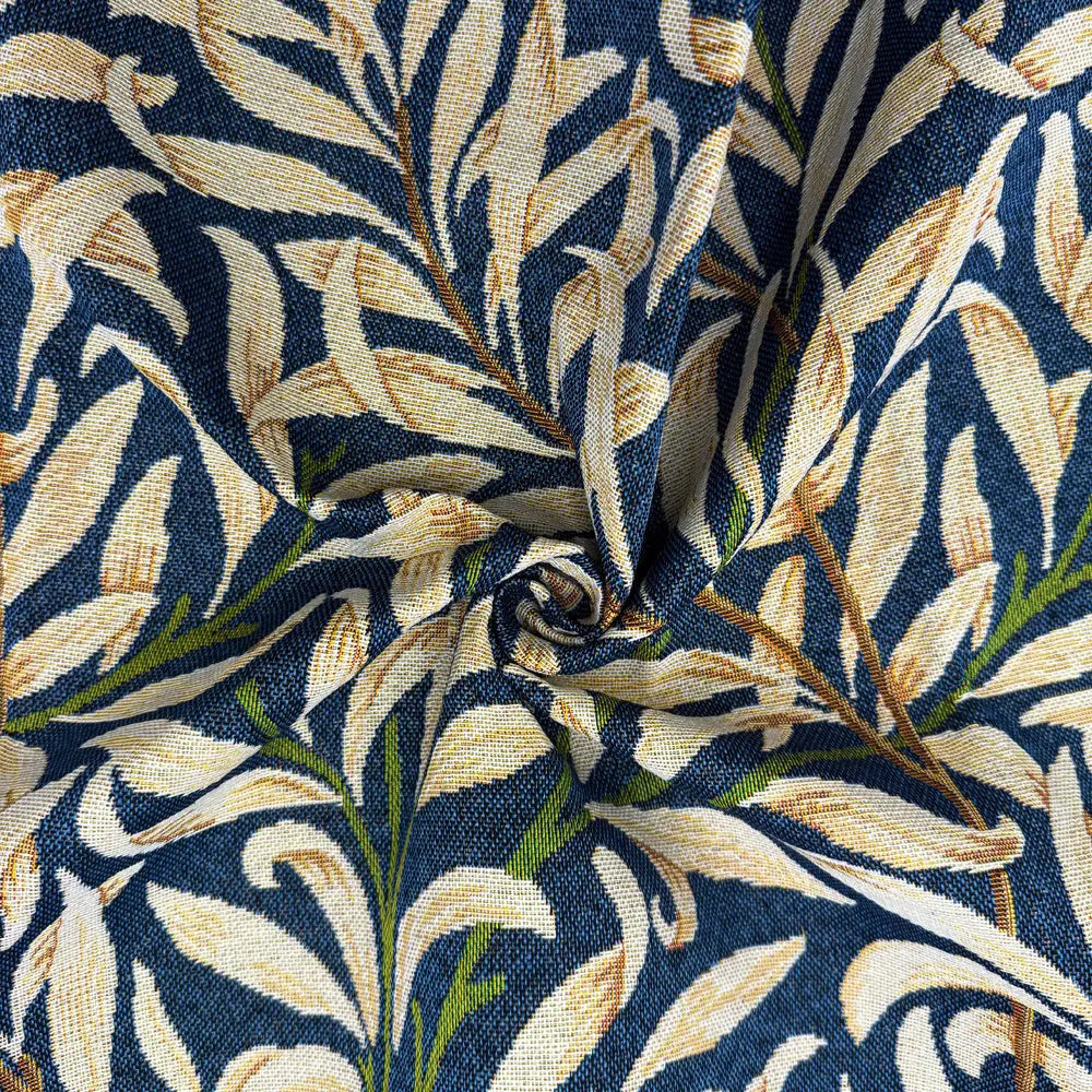 William Morris Tapestry Fabric – Luxury Cotton Rich Side-Matching 55" (140cm) Wide – 15M Roll