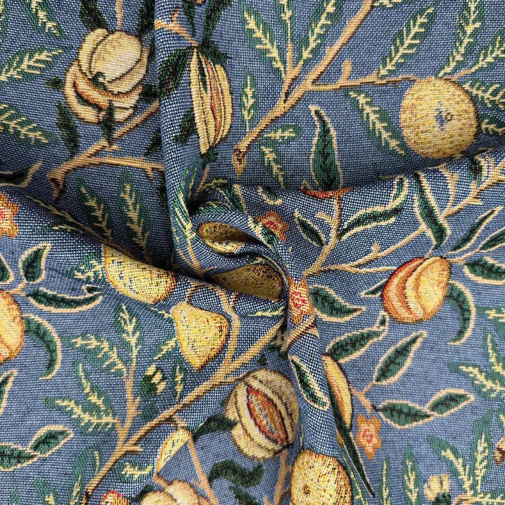 William Morris Tapestry Fabric – Luxury Cotton Rich Side-Matching 55" (140cm) Wide – 15M Roll
