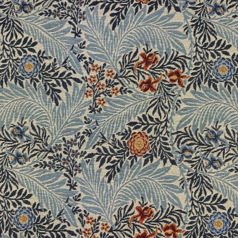 William Morris Tapestry Fabric – Luxury Cotton Rich Side-Matching 55