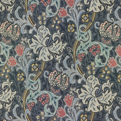 William Morris Tapestry Fabric – Luxury Cotton Rich Side-Matching 55" (140cm) Wide – 15M Roll